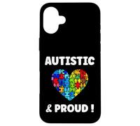 Carcasa para iPhone 16 Plus Cute Autism Awareness I'm Autistic and Proud
