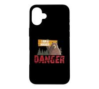 Carcasa para iPhone 16 Plus Cute Bear Gifts - Danger I Am A Hugger - Bears Hug Gift