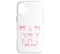 Carcasa para iPhone 16 Plus Cute Gymnastics Bows Aesthetic Gymnast Lover Design