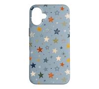 Carcasa para iPhone 16 Plus Cute Star Pattern Celestial Aesthetic Cosmic Art