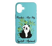 Carcasa para iPhone 16 Plus Cute Womens Girls Kids Cute My Spirit Animal Panda Lover
