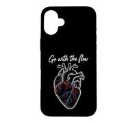 Carcasa para iPhone 16 Plus CVICU Cardiac Nurse Anatomy Cardiology Cardiologist Heart