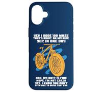 Carcasa para iPhone 16 Plus Cycle Sport Yep I Rode 100 Miles Funny Sarcasm Cita Ciclista