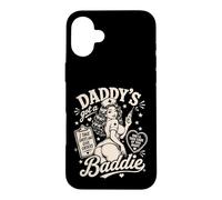 Carcasa para iPhone 16 Plus Daddy'S Got A Baddie Nurse Humor Divertido Retro Pinup