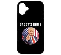 Carcasa para iPhone 16 Plus Daddy'S Home Donald Trump Presidente Conservador Republicano