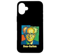 Carcasa para iPhone 16 Plus David Ben Gurion Primer Ministro de Israel Retro Cool