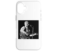 Carcasa para iPhone 16 Plus David Bowie Cantando Sonido Y Visión Tour En Vivo 1990