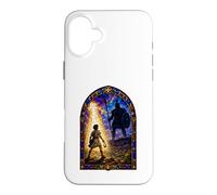 Carcasa para iPhone 16 Plus David Y Goliat Catedral gótica Medieval Mosaico Escena artística