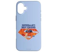 Carcasa para iPhone 16 Plus DC League of Super-Pets Superman's Best Friend Crypto
