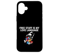 Carcasa para iPhone 16 Plus Deals Hunter Free Stuff Is My Love Language