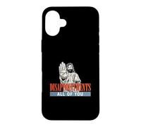 Carcasa para iPhone 16 Plus Decepciones Todos Ustedes Divertido Jesús Facepalm Meme