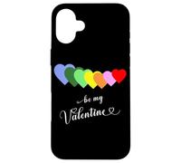 Carcasa para iPhone 16 Plus Declaración Elegante para el día de San Valentín corazón Amor ser mi