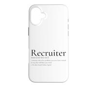 Carcasa para iPhone 16 Plus Definición de reclutador Contratación Divertida Adquisición de Talento de recursos Humanos