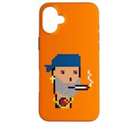 Carcasa para iPhone 16 Plus Degen Smokers Club #503 NFT Generative Pixel Art Ravencoin