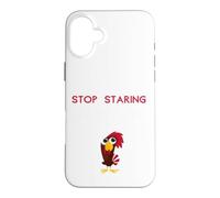 Carcasa para iPhone 16 Plus Deja de Mirar mi Polla Divertido Grosero Inapropiado Feo Groovy