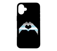 Carcasa para iPhone 16 Plus DemiBoy Love Heart DemiMale Bandera