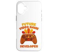 Carcasa para iPhone 16 Plus Desarrollador de Videojuegos Future Thanksgiving Gaming Fun Boy Kid