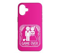 Carcasa para iPhone 16 Plus Despedida de Soltero Hombres Camiseta Mujeres Bachelor Party