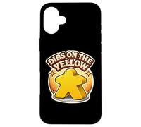 Carcasa para iPhone 16 Plus Dibs On The Yellow Meeple - Ventilador para Juegos de Mesa