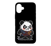 Carcasa para iPhone 16 Plus Dibujo Animado Rugby Panda Runner