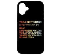 Carcasa para iPhone 16 Plus Diccionario del Instructor de Yoga Relajación