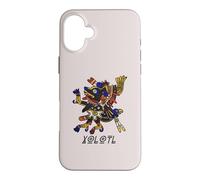 Carcasa para iPhone 16 Plus Dios Azteca México mitología Xolotl Masculino Femenino