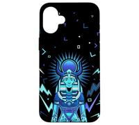Carcasa para iPhone 16 Plus Diosa Hathor Los Años 80 Antiguo Egipto Mística Egipcio