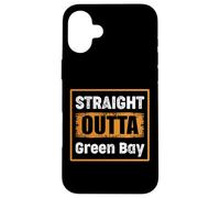 Carcasa para iPhone 16 Plus Directamente de Green Bay Wisconsin USA Retro Vintage Humor
