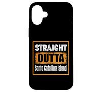 Carcasa para iPhone 16 Plus Directamente Fuera de Santa Catalina Island California USA Humor