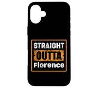 Carcasa para iPhone 16 Plus Directamente Fuera Florencia Carolina del Sur Estados Unidos Retro Vintage