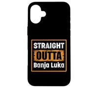 Carcasa para iPhone 16 Plus Directamente Outta Banja Luka Bosnia y Herzegovina Retro