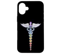 Carcasa para iPhone 16 Plus Diseño Caduceo Energía Chakra - Despertar Kundalini