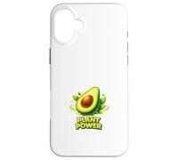 Carcasa para iPhone 16 Plus Diseño de Estilo de Vida energético de Aguacate Alimentado por Plantas