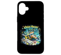 Carcasa para iPhone 16 Plus Diseño de Gato de teoría del Caos - Gato científico Nerd