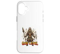 Carcasa para iPhone 16 Plus Diseño de Guerrero Egipcio Antiguo de Nivel de Dios