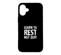 Carcasa para iPhone 16 Plus Diseño de motivación de Entrenamiento, Cita Divertida de Entrenador Personal de Gimnasio