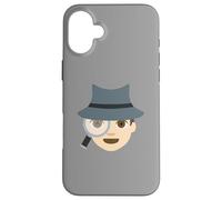 Carcasa para iPhone 16 Plus Disfraz de espía Privado de Detective