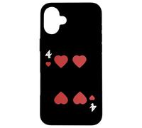 Carcasa para iPhone 16 Plus Disfraz de Grupo de Halloween de Four of Hearts