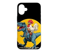Carcasa para iPhone 16 Plus Disfraz de Pollo Best Friends para Amantes de los Dinosaurios