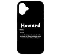Carcasa para iPhone 16 Plus Disfraz Personalizado Personalizado de Howard Definition para Howards