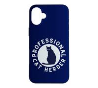 Carcasa para iPhone 16 Plus Disfraz Profesional de Pastor de Gatos para Amantes de los Gatos