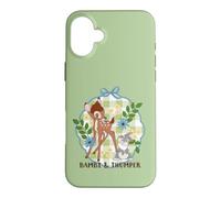 Carcasa para iPhone 16 Plus Disney Bambi & Thumper Spring Floral Plaid Coquette Style