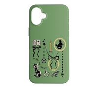 Carcasa para iPhone 16 Plus Disney Hocus Pocus Binx & Bows Coquette Collage Halloween