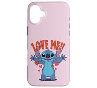 Carcasa para iPhone 16 Plus Disney Stitch "Love Me!" Funny Valentine's Day