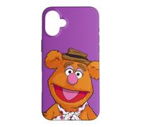 Carcasa para iPhone 16 Plus Disney The Muppets Fozzie Bear Big Face Purple