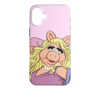 Carcasa para iPhone 16 Plus Disney The Muppets Miss Piggy Big Face Pink