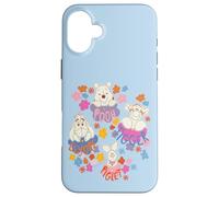 Carcasa para iPhone 16 Plus Disney Winnie the Pooh Spring Easter Friendly Flower Faces