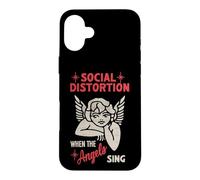 Carcasa para iPhone 16 Plus Distorsión Social Oficial Cuando los ángeles cantan