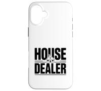 Carcasa para iPhone 16 Plus Distribuidor de Casas Humor Divertido de inversión inmobiliaria