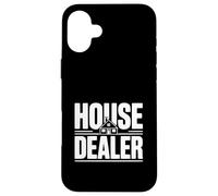 Carcasa para iPhone 16 Plus Distribuidor de Casas Humor Divertido de inversión inmobiliaria
